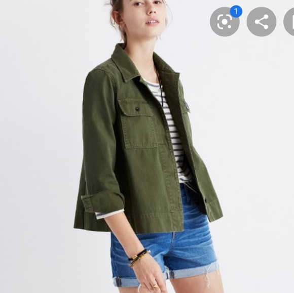 madewell army swing jacket